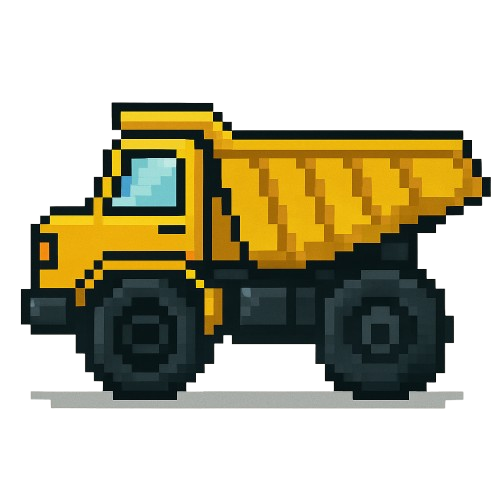 8-bit Dump Truck